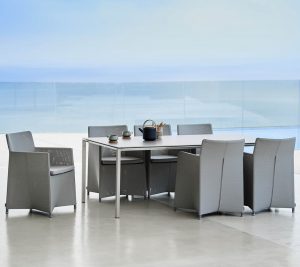 Garden Life Outdoor Living - Cane-line 'DIAMOND' kerti étkező garnitúra