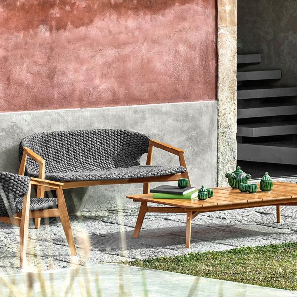 Garden Life Outdoor Living - Ethimo 'KNIT' kerti kanapé