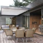 Garden Life Outdoor Living - Oltre ASTI kerti rattan étkező garnitúra