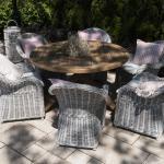 Garden Life Outdoor Living - Vimine BOURDEAUX VI kerti étkező garnitúra