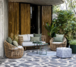 Garden Life Outdoor Living - Cane-line 'NEST' kerek rattan kerti fotel