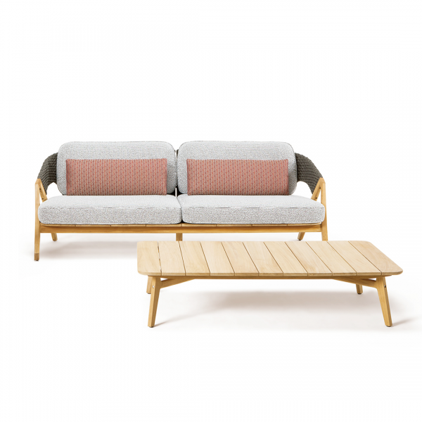 Garden Life Outdoor Living - Ethimo 'KNIT' 3 személyes kerti kanapé