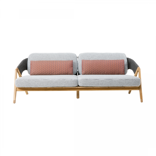 Garden Life Outdoor Living - Ethimo 'KNIT' 3 személyes kerti kanapé
