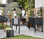 Garden Life Outdoor Living - Cane-line DROP kerti konyha modul teakfa bárpulttal