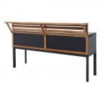Garden Life Outdoor Living - Cane-line DROP kerti konyha modul teakfa bárpulttal
