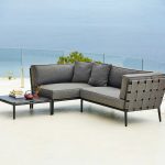 Conic Lounge 3 grey kerti ülőgarnitúra