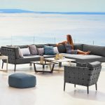 Conic Lounge 4 grey kerti ülőgarnitúra